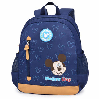 迪士尼（Disney）书包幼儿园书包男女童米奇卡通小孩2-6周岁儿童双肩包 SM11793 蓝色