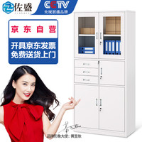 佐盛  文件柜铁皮柜档案柜办公柜钢制资料柜储物柜偏三保文件柜