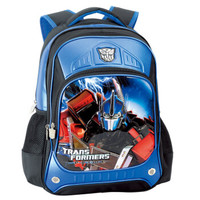 THE TRANSFORMERS变形金刚儿童书包三层隔袋1-3年级小学生减负双肩背包B0007A蓝色
