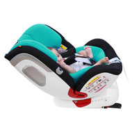 贝婴适 德国beingse儿童安全座椅0-12岁4汽车用360度旋转婴儿宝宝安全椅新生儿 沁馨绿