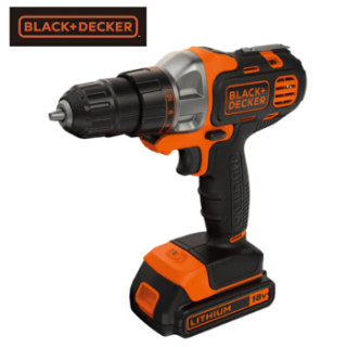 百得(BLACK&DECKER)充电式锂电版18V家用多功能换头电动工具(含电钻/砂光机/曲线锯/充气泵)EVO184K-A9
