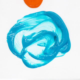 绘儿乐（Crayola）学生绘画涂料织物颜料 美国进口 16盎司单瓶装丙烯颜料 青绿色 20-40163317