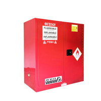易存防爆柜化学品安全柜储存柜钢制防火柜工业危险品柜 红色45加仑