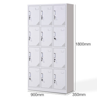 ZUOSHENG 佐盛 更衣柜员工柜储物柜铁皮柜存包柜鞋柜碗柜十二门更衣柜