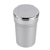 爱蚁(ianttek) 汽车烟灰缸 车载烟灰缸 带盖 车内LED阻燃可拆卸带灯汽车用品装饰 AT-09银色