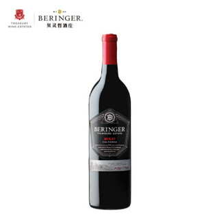 贝灵哲（Beringer）创始者庄园系列美乐红葡萄酒 750ml  美国进口红酒