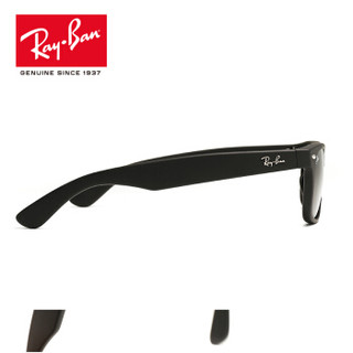 RayBan 雷朋太阳镜墨镜男女款方形复古舒适绿色0RB2132F可定制 622黑色镜框 绿色镜片 尺寸58