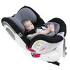 贝婴适 德国beingse儿童安全座椅0-12岁4汽车用360度旋转婴儿宝宝安全椅新生儿 太空灰