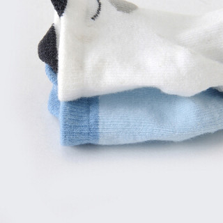 英氏婴儿袜子男女宝宝柔软舒适婴儿袜子针织四季袜10892374 蓝色 7.5CM