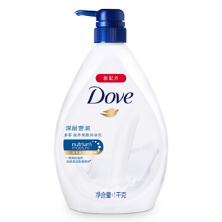 多芬(DOVE)深层营润沐浴露1000g+密集滋养洗发水700ml+密集滋养洗发水195mlx2