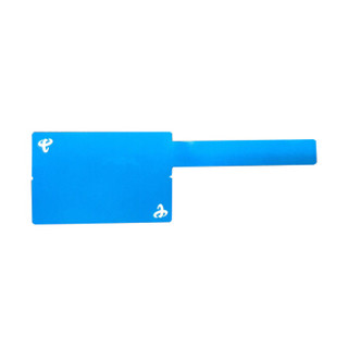 开仰（KAIYANG）P-3840-B-DX 台式标签机打印F型P型旗型电信专用尾纤标签38mm*25mm+40mm/500片/卷 蓝底
