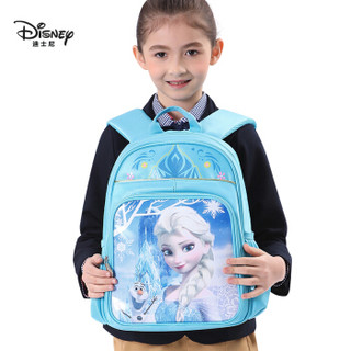 迪士尼（Disney）小学生书包女 冰雪奇缘1-3年级儿童书包 FP8012B蓝色