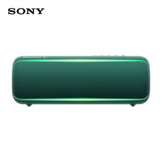 SONY 索尼 重低音系列 SRS-XB22 无线蓝牙防水便携音箱 绿色