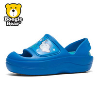 Boogie Bear2019新款中大童小孩小童儿童男童沙滩鞋女童凉鞋宝宝软底时尚 BB182S0105 海军蓝 27
