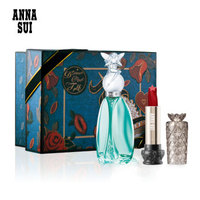 安娜苏（Anna sui）许愿精灵淡香水口红礼盒套装（许愿精灵香水30ml+星彩400 安娜苏红）