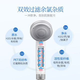 东丽（TORAY） 净水器 RS52 升级版净水沐浴花洒 呵护肌肤秀发净水器 樱花粉