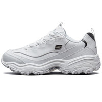 斯凯奇SKECHERS 男 LIFESTYLE SPORT D'LITES系列时尚绑带运动鞋 运动 休闲鞋 52676/WBK 42码 UK9码