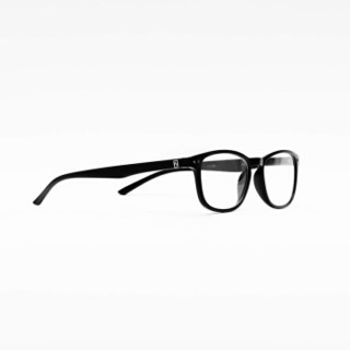 英国众慕（Z-ZOOM）时尚圆框简约防蓝光老花眼镜男女通用舒适防紫外线老视镜04052 黑色150度