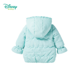 迪士尼（Disney）童装宝宝带帽外出服棉袄女童外套秋冬新款保暖夹棉上衣184S1051 浅绿 5岁/身高120cm