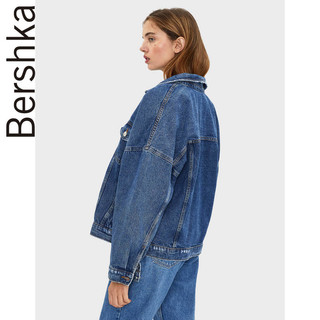 Bershka 巴适卡 01243335400  女士复古牛仔外套