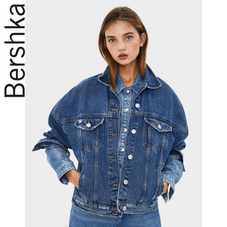 Bershka 巴适卡 01243335400  女士复古牛仔外套