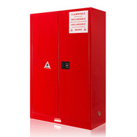 中伟防爆柜安全柜化学品储存柜危险品工业防火柜45加仑红色