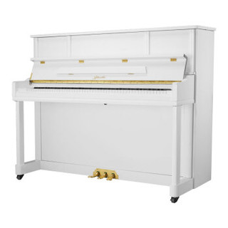 珠江钢琴（PEARLRIVER）里特米勒 Ritmiiller 高档专业立式德国钢琴 J1  白色