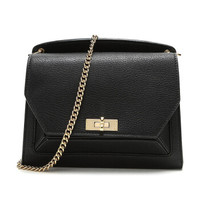 BALLY 巴利 女士黑色皮质单肩包链条包 SUZY MD 10 6213500