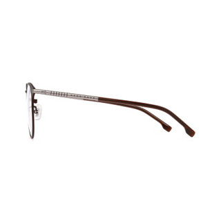 雨果博斯/HUGO BOSS 眼镜框明星同款男女士商务系列枪色钛金属光学镜框近视眼镜架BOSS 1070/F-4IN/22-51MM
