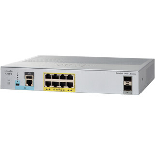 思科（CISCO）WS-C2960L-8PS-LL 智能中文WEB界面管理 8口千兆POE交换机