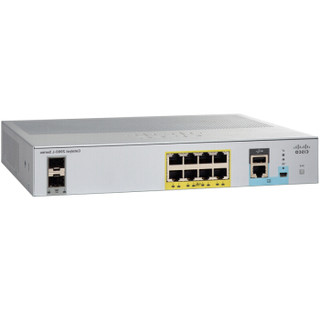 思科（CISCO）WS-C2960L-8PS-LL 智能中文WEB界面管理 8口千兆POE交换机