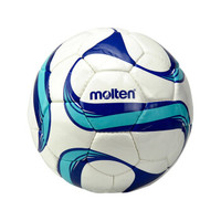 Molten 摩腾 足球4号手缝训练比赛用球PVC材质 F4F1700-WB蓝色