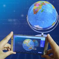 博目地球仪 20cm学生地理学习AR地球仪 教材同步知识点全覆盖 办公用品 教学研究摆件 教学用品