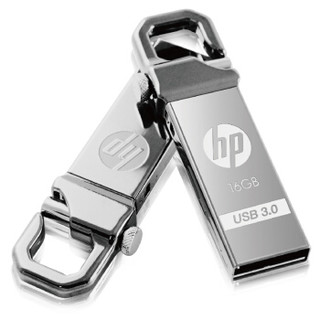 惠普（HP）16GB USB3.0 U盘 x750w 金属黑 (个性化自定义定制版金属U盘)