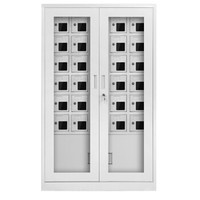 ZHONGWEI 中伟 手机充电柜存放柜对讲机柜工厂医院学校手机存放收纳柜30门（带充电）