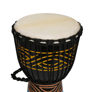 MIDWAY 美德威 非洲鼓MFD-S10 10寸雕刻实木非洲鼓 初学入门山羊皮手鼓