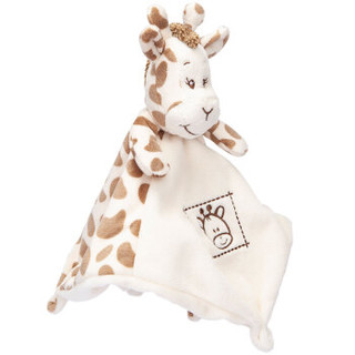 凯艺玩具口水巾纱布巾婴儿围嘴毛绒玩具布艺玩偶 多功能安抚巾长颈鹿