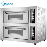 美的（Midea）MK-C2P2A 双层商用电烤箱 两层两盘 智能独立温控 专业烘焙 多用大烤炉