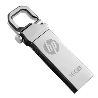 惠普（HP）16GB USB2.0 U盘 v250w 金属黑 (个性化自定义定制金属U盘)