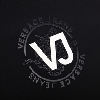 VERSACE JEANS 范思哲 19春夏新款 男士黑色聚酯纤维超大号手提包E1YTBB07 70890 MI9