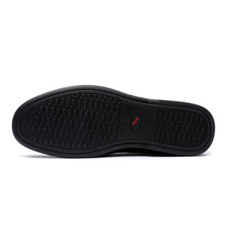 红蜻蜓 （RED DRAGONFLY）舒适时尚套脚休闲鞋 WTA86201/02/03 黑色 42