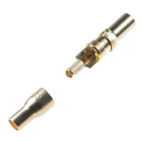 RS Pro欧时 DIN 41612 系列 母 金 铜合金触芯 DIN 连接器触点 RG179 B/U, RG187 A/U