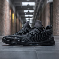 Double Star 双星 男鞋跑步鞋缓震轻便休闲耐磨透气防滑运动鞋9311酷黑43