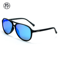 木九十 偏光太阳镜 彩膜蛤蟆镜 大框轻便经典墨镜 男女士情侣太阳眼镜 SM1600002C02