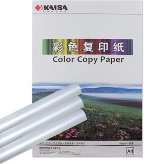 凯萨(KAISA)彩色复印纸 120g银色卡纸手工折纸 A4 60张