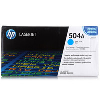 惠普（HP）LaserJet CE251A 原装正品 青色硒鼓 504A（适用Color LaserJet CP3525/3525n/3525dn）