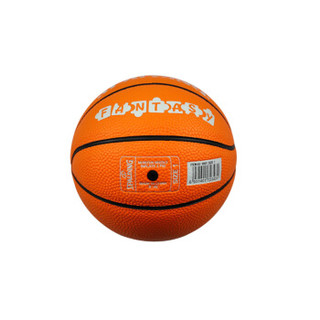 斯伯丁 Spalding 迷你篮球儿童小孩宠物1号蓝球皮球 65-080Y 荧光橙