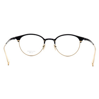 MASUNAGA增永眼镜男女复古全框眼镜架配镜近视光学镜架 ASTORIA #29 黑架金框
