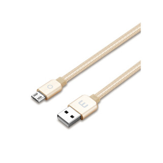 魅族（MEIZU）MicroUSB 1.2M金属数据线 手机充电线 安卓电源线 金色