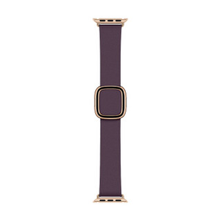 Apple 40 毫米茄紫色现代风扣式表带 - 中号